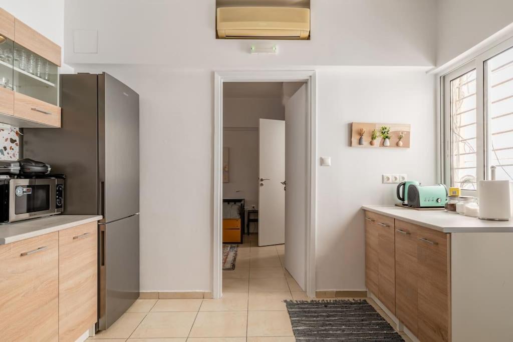 Brand New Bright Modern 6Bdr Apt-1Min To Acropolis Aten Exteriör bild