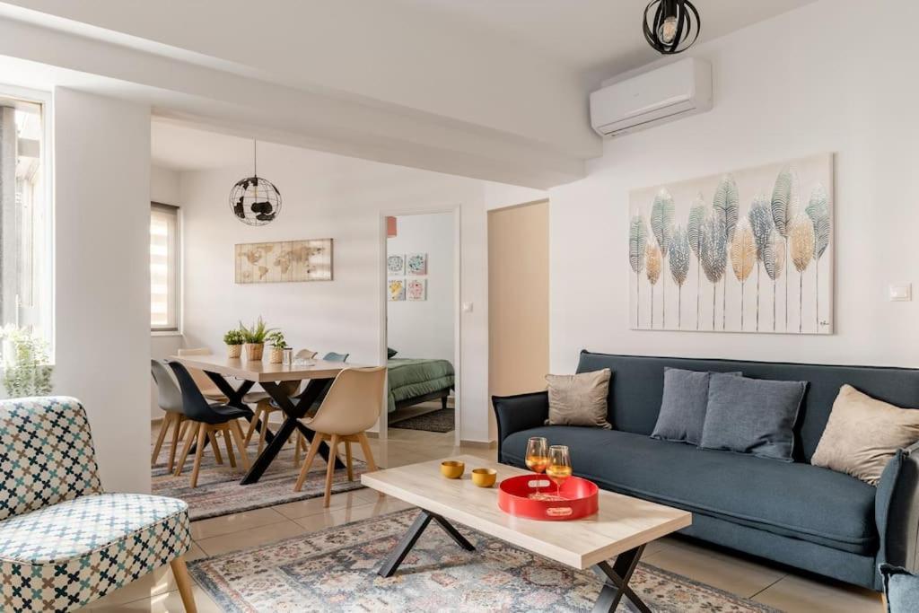 Brand New Bright Modern 6Bdr Apt-1Min To Acropolis Aten Exteriör bild