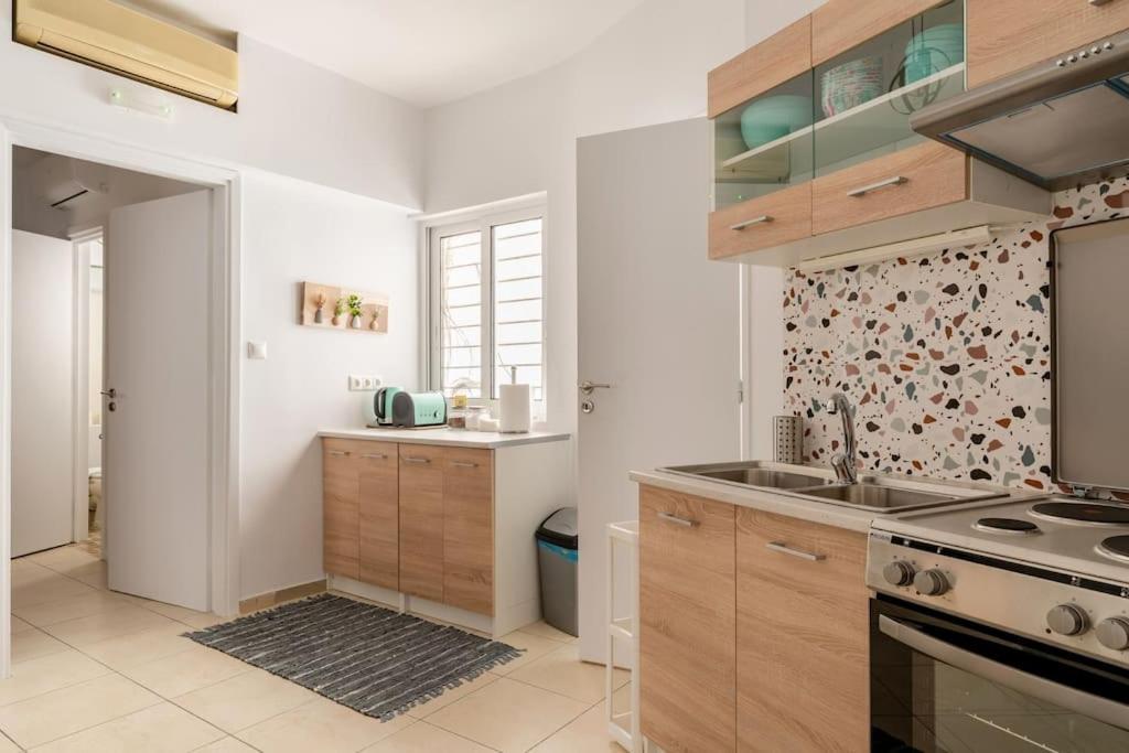 Brand New Bright Modern 6Bdr Apt-1Min To Acropolis Aten Exteriör bild