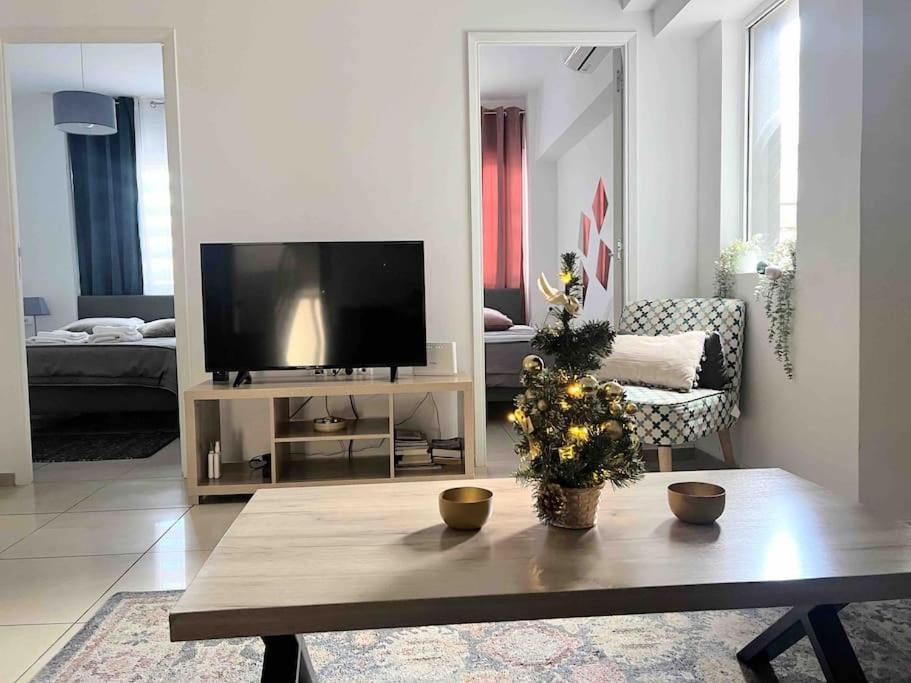 Brand New Bright Modern 6Bdr Apt-1Min To Acropolis Aten Exteriör bild