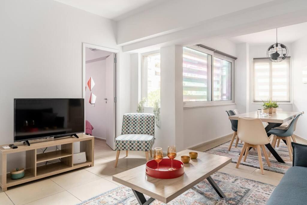 Brand New Bright Modern 6Bdr Apt-1Min To Acropolis Aten Exteriör bild